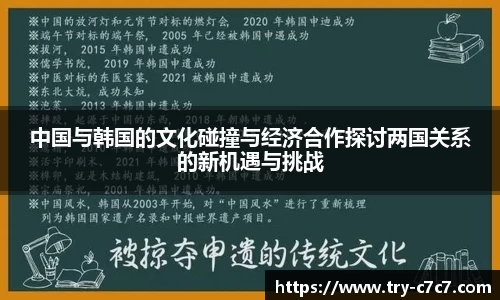 中国与韩国的文化碰撞与经济合作探讨两国关系的新机遇与挑战